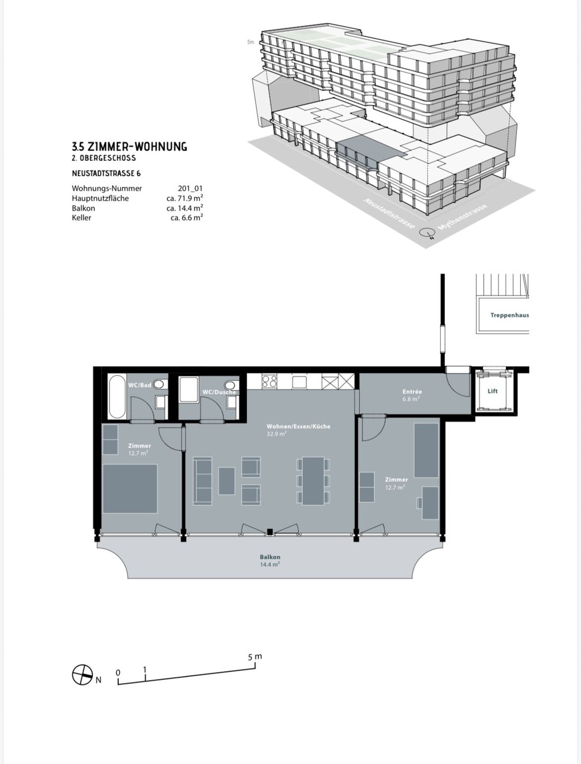3 ½ rooms apartment, photo 5 of 5