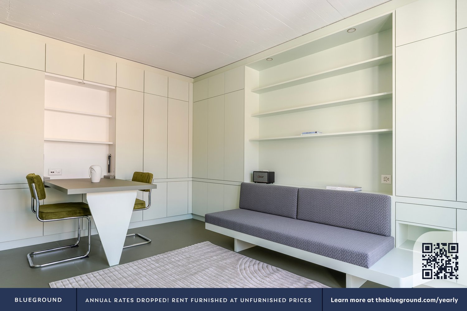 2 ½ pièces appartement meublé