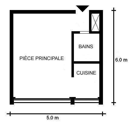 1 room apartment