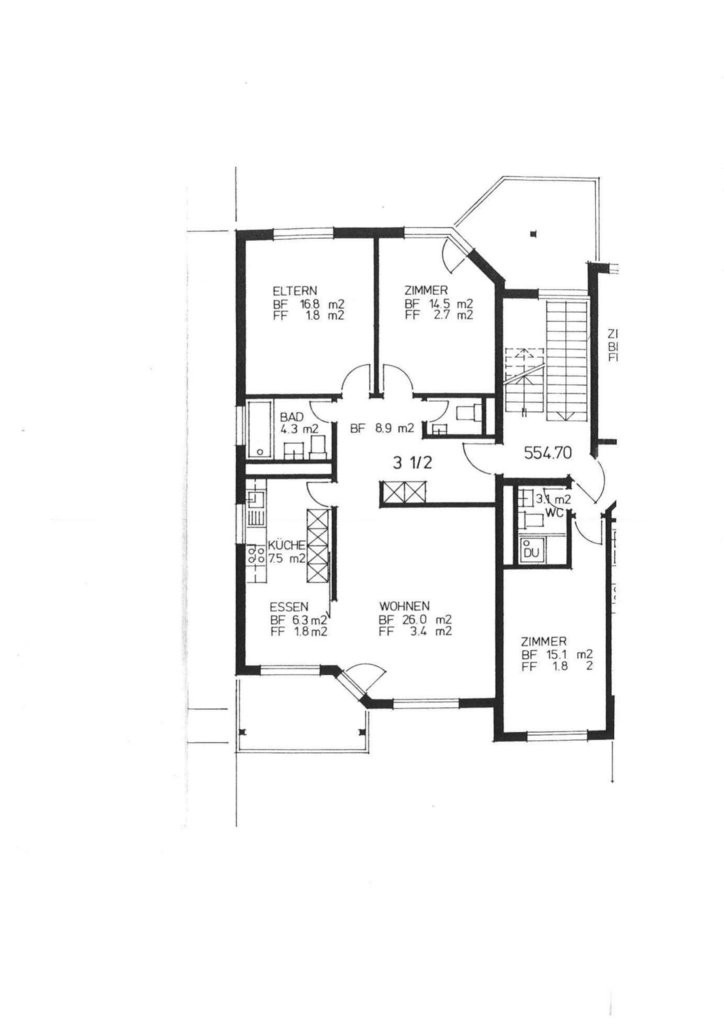 3 ½ rooms apartment, photo 9 sur 9