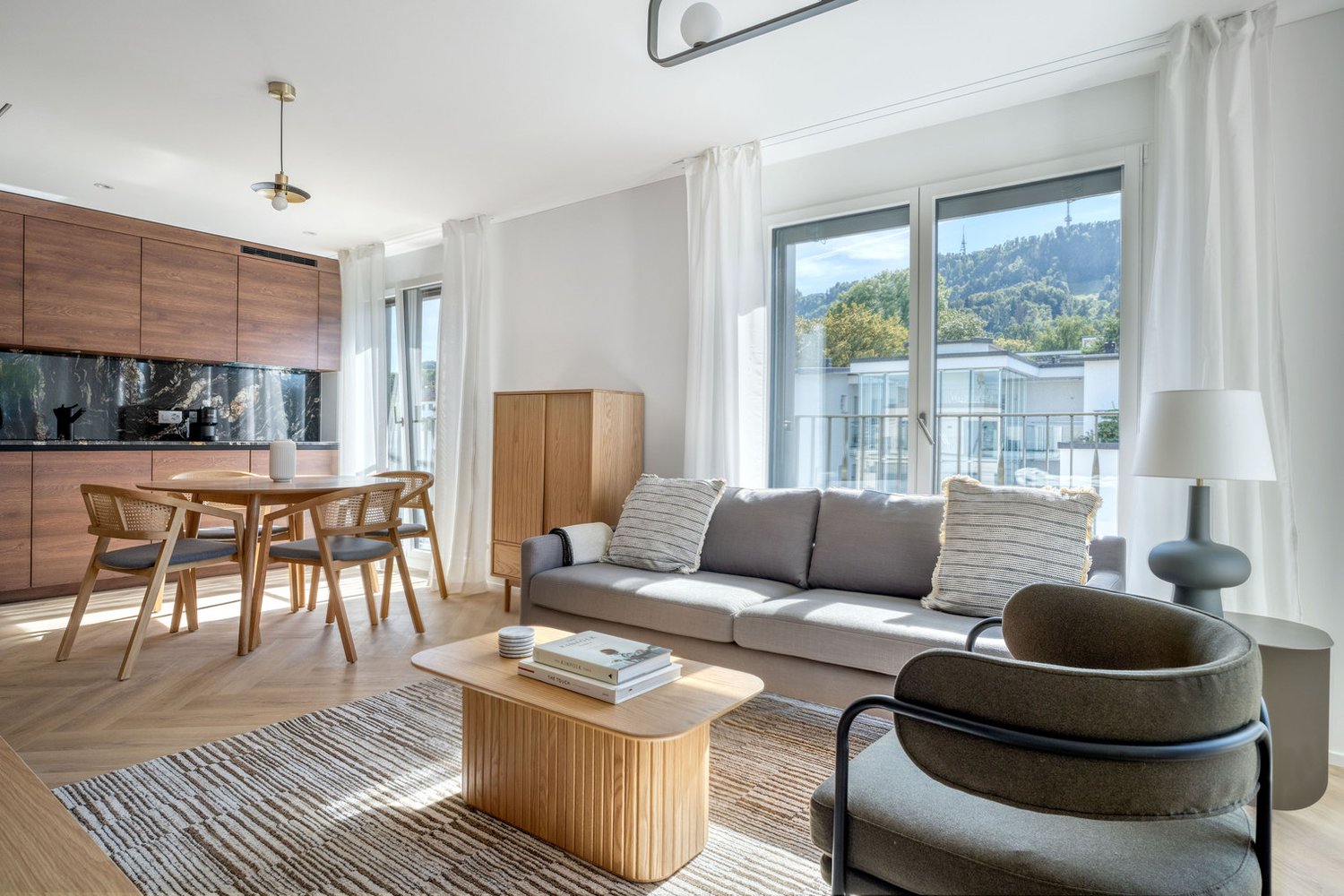 2 ½ rooms furnished flat