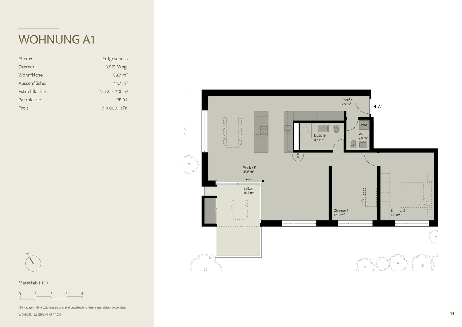 3 ½ rooms apartment, photo 7 of 8