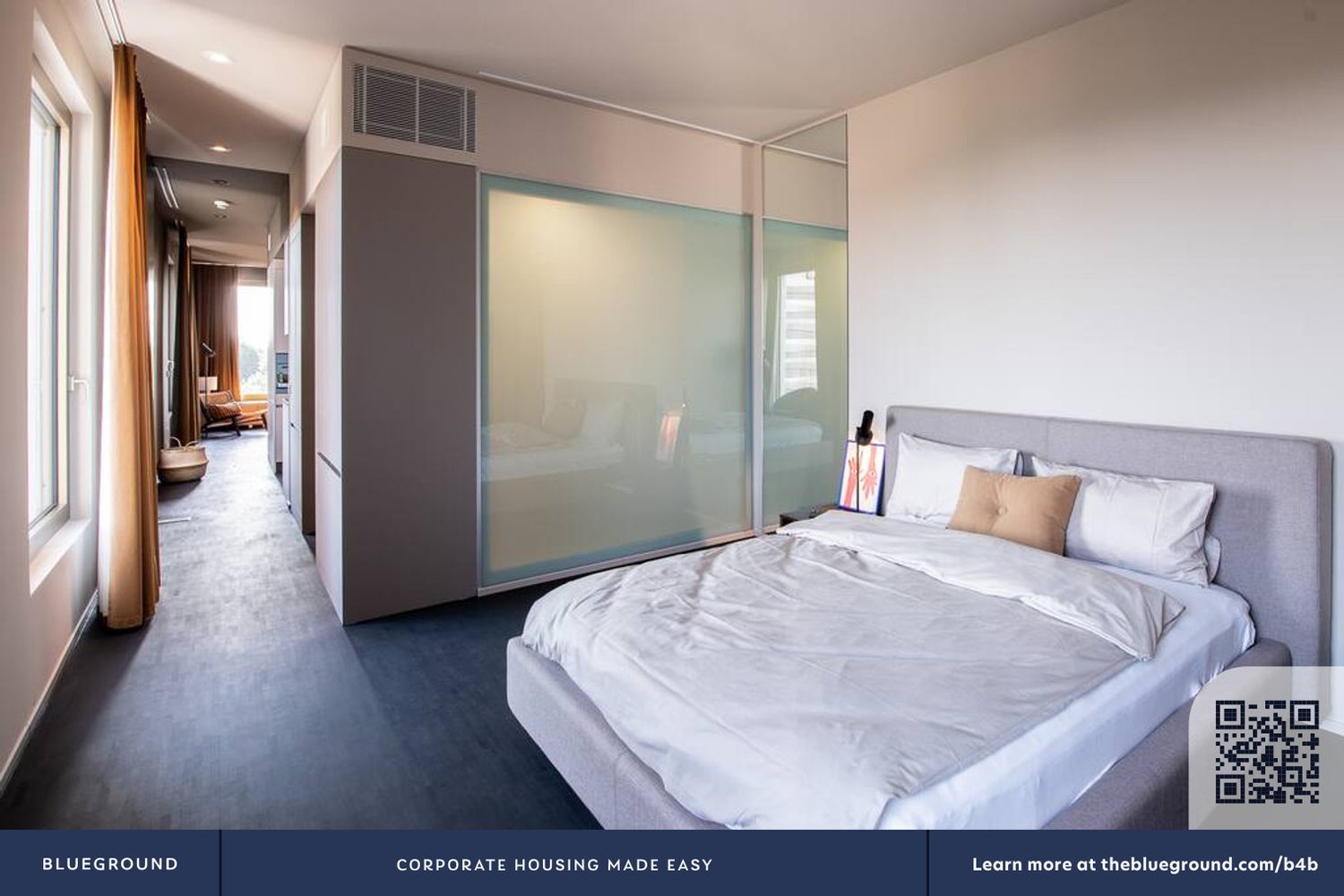 3 rooms furnished flat