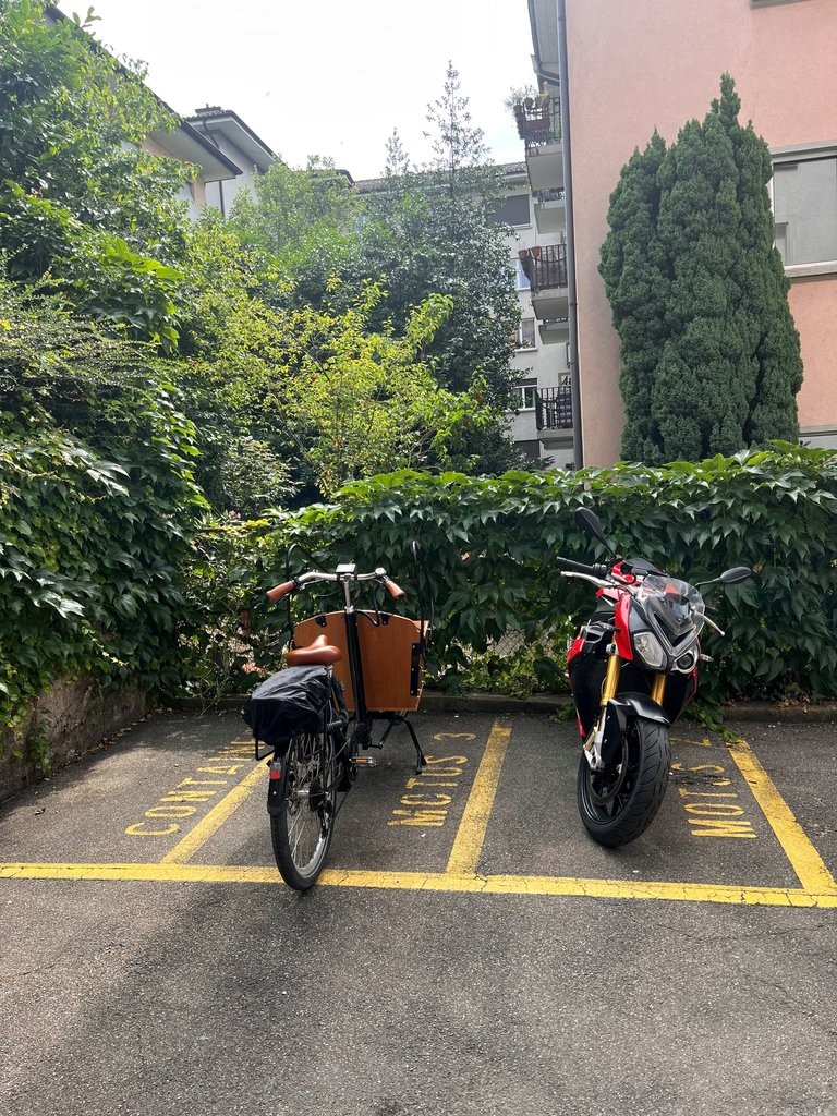 Covered bike parking, photo 1 of 2