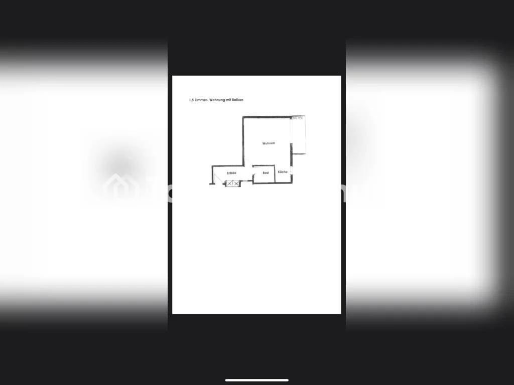 1 ½ rooms apartment