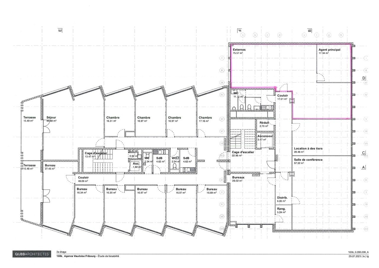 72m² office