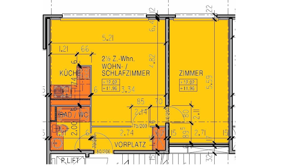 Appartement de 1 ½ pièce