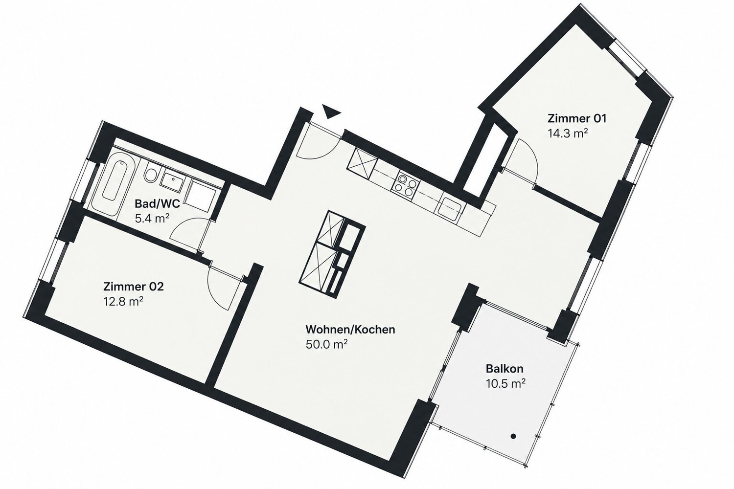 3 ½ rooms apartment, photo 6 of 8