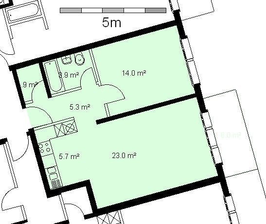 appartamento di 2 locali, foto 7 di 7