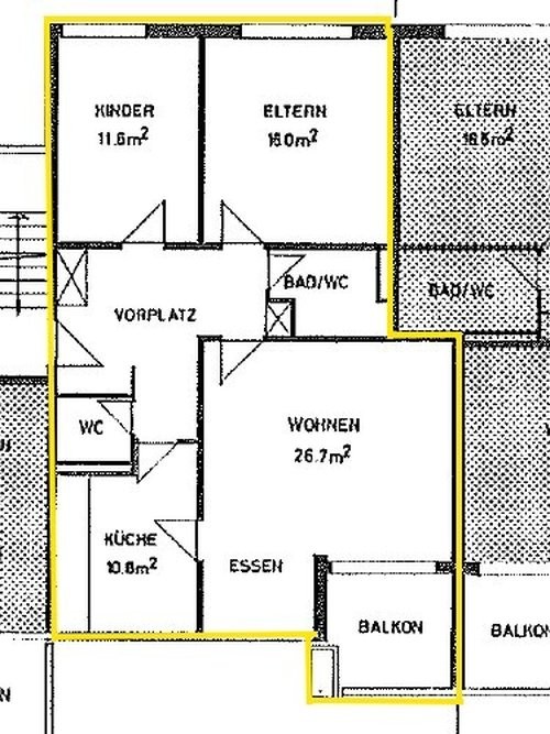 Appartamento di 3 ½ locali