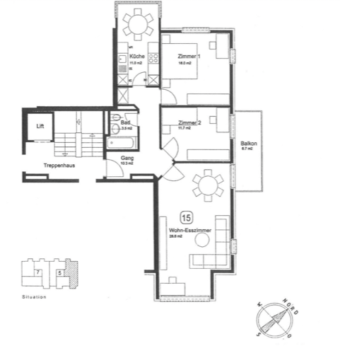2 ½ Zimmer-Wohnung