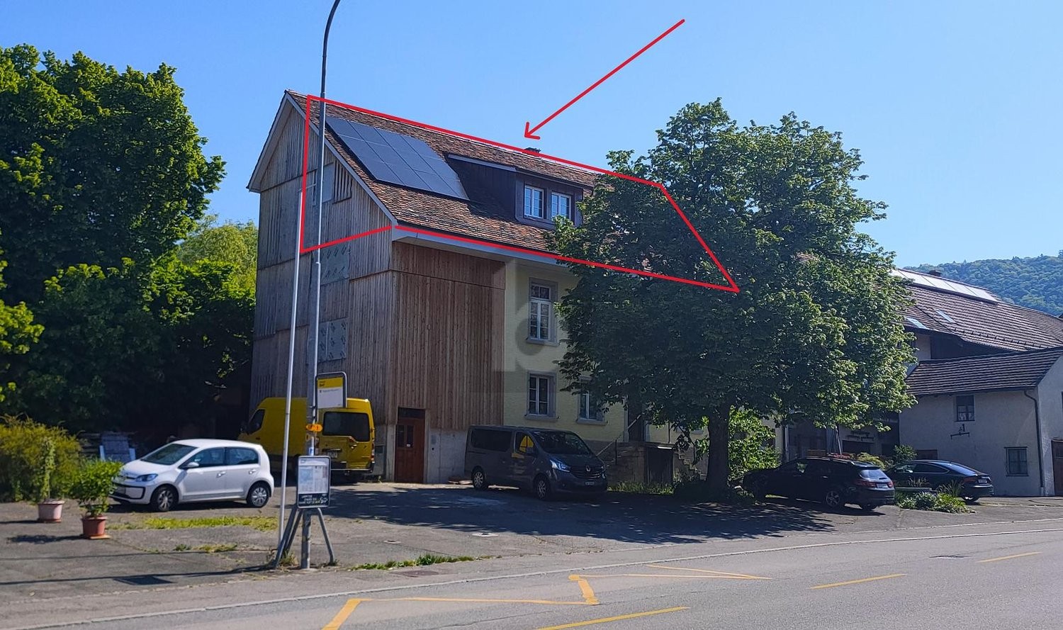 3 ½ rooms roof flat