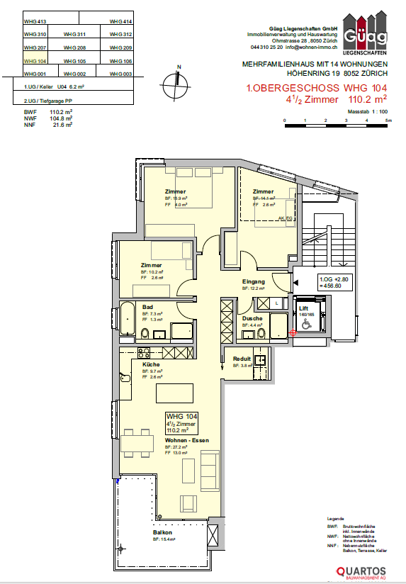4 ½ rooms apartment, photo 4 of 4