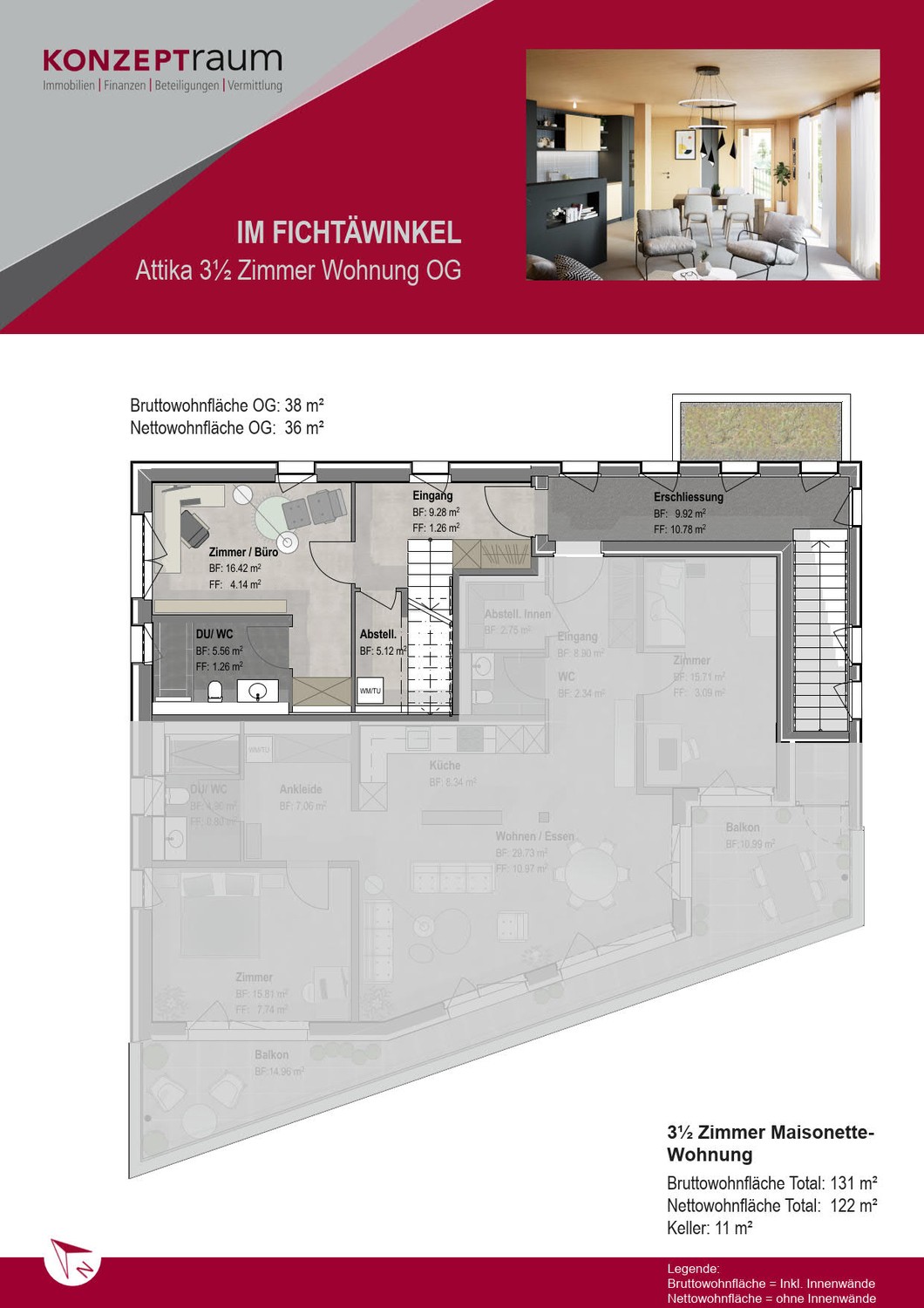 Appartamento di 3 ½ locali