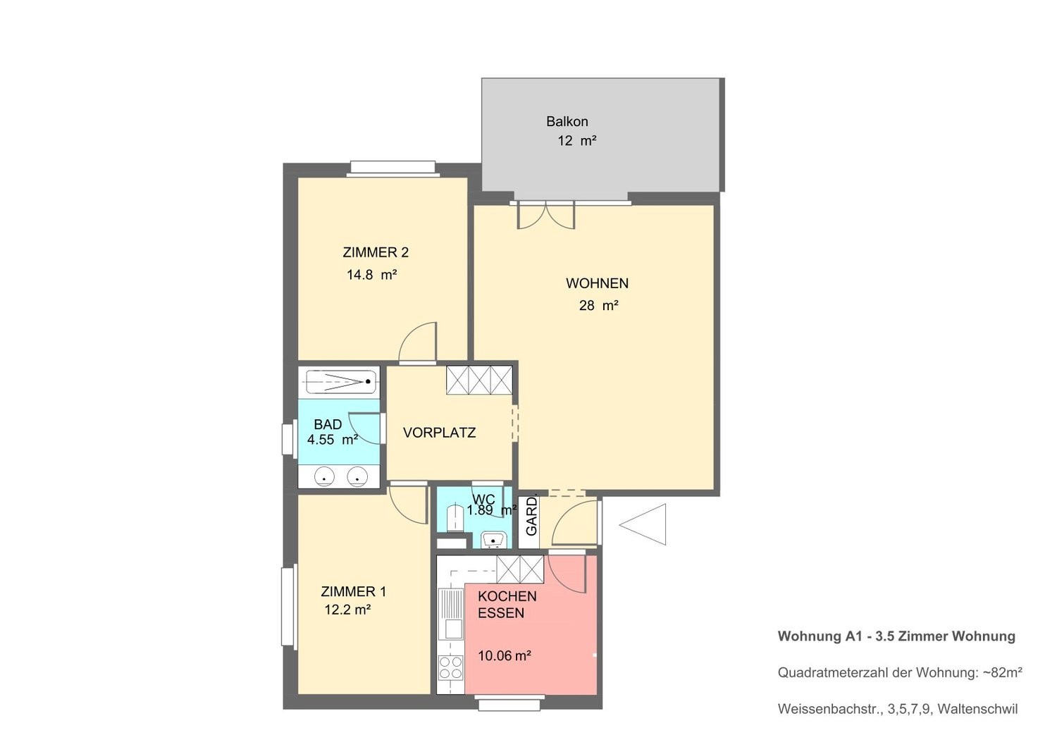 3 ½ rooms apartment, photo 10 of 10
