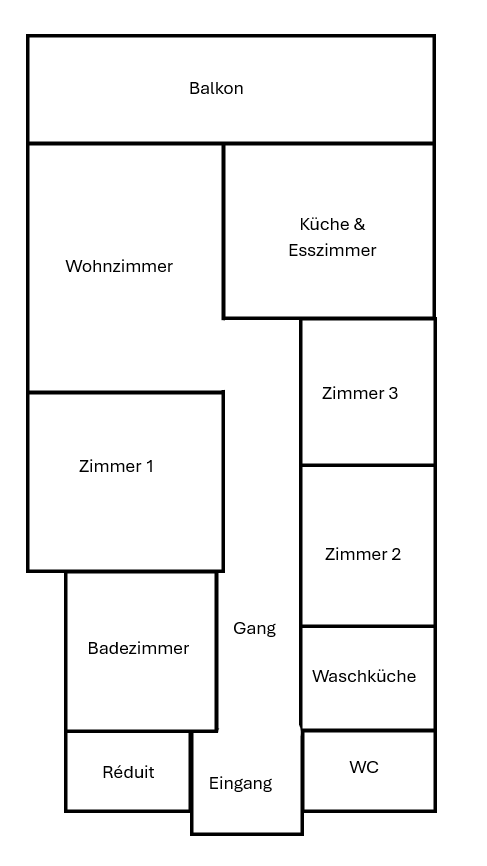 4 ½ rooms apartment