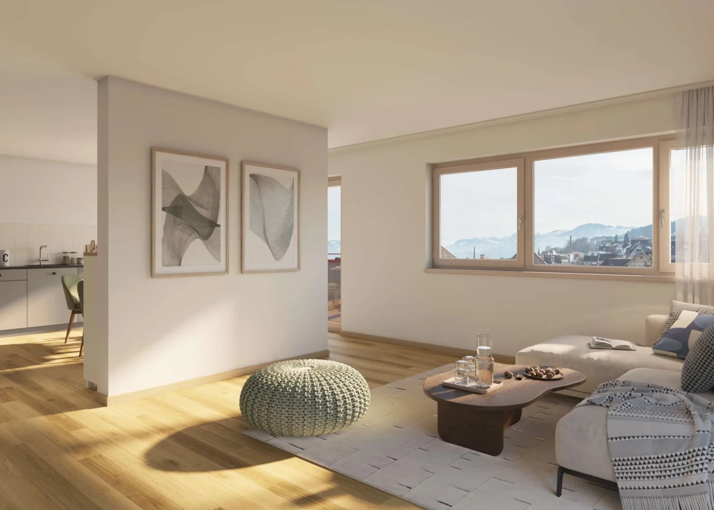 3 ½ pièces appartement