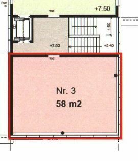 58m² office