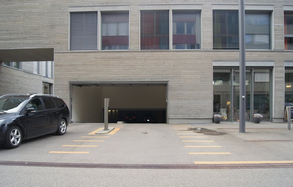 Covered bike parking