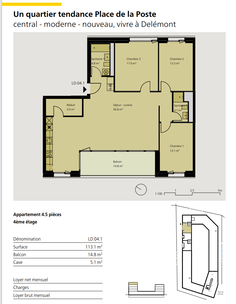 4 ½ Zimmer-Wohnung