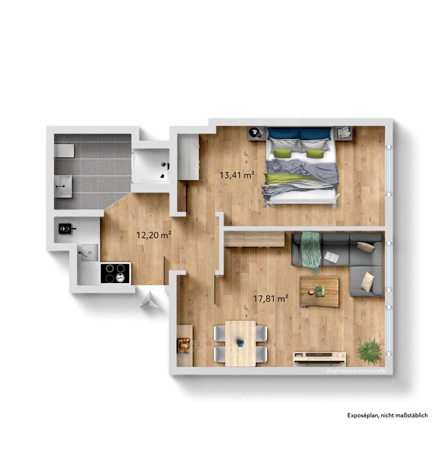 2 rooms apartment, photo 5 of 6