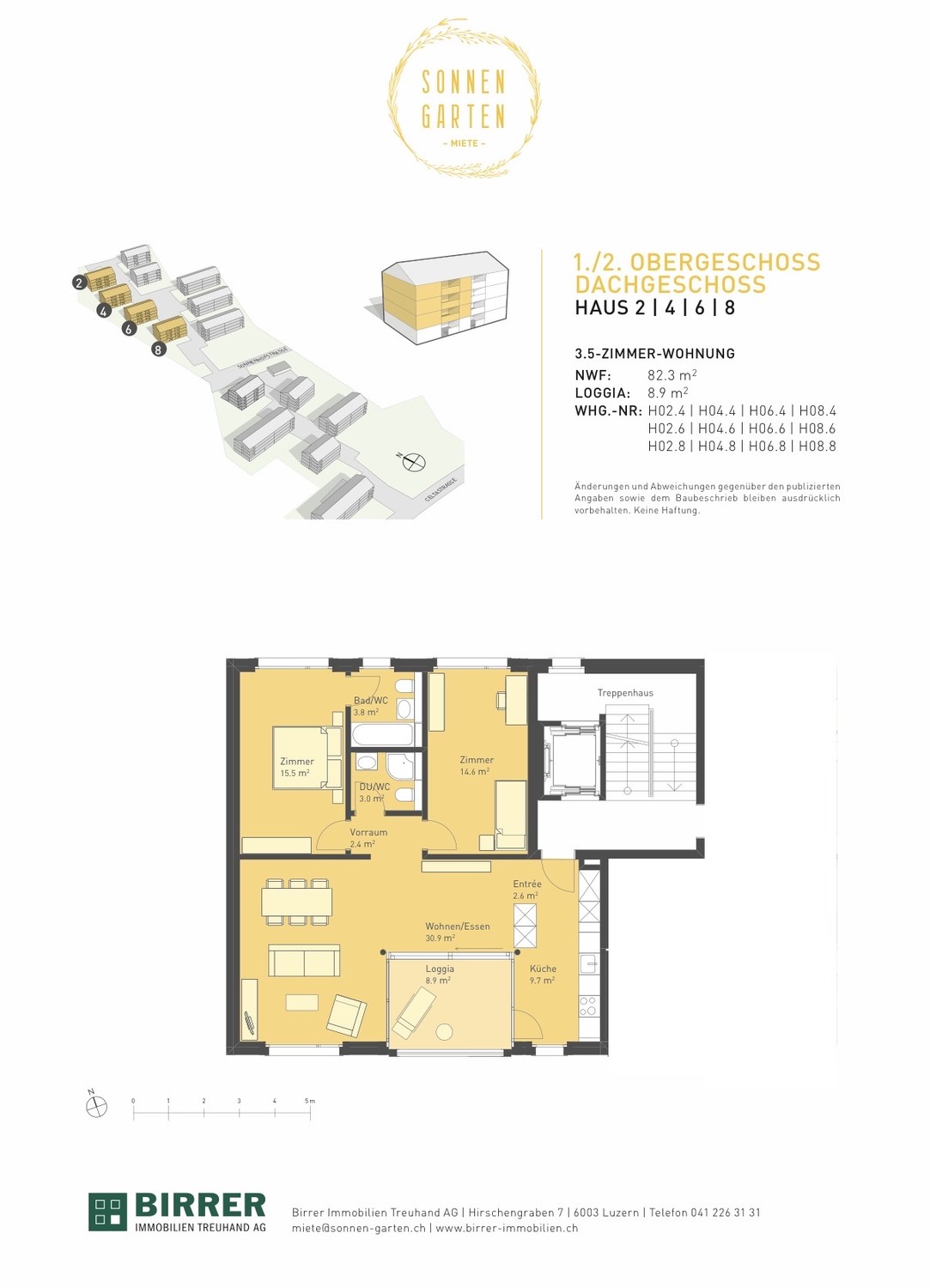 3 ½ rooms apartment