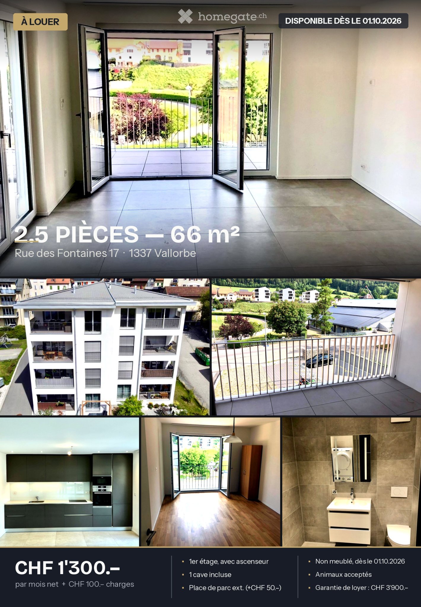 2 ½ Zimmer Wohnung
