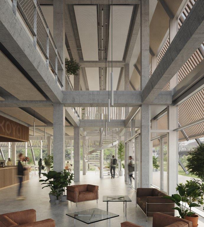 6000m² office