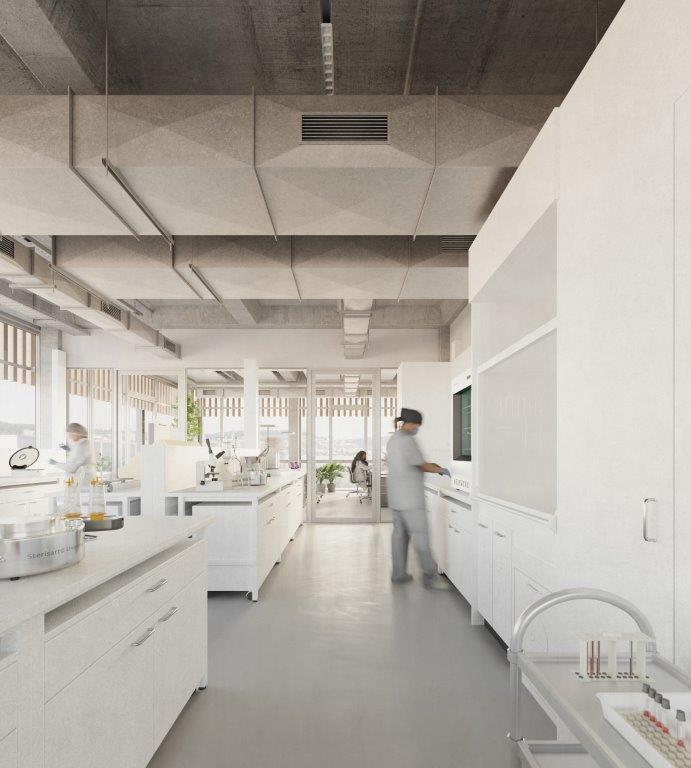6000m² office