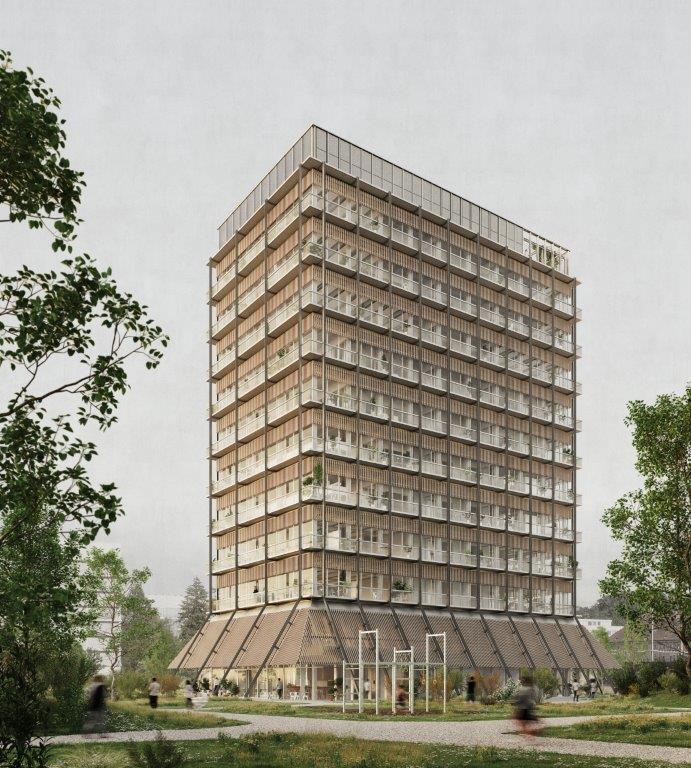 6000m² office