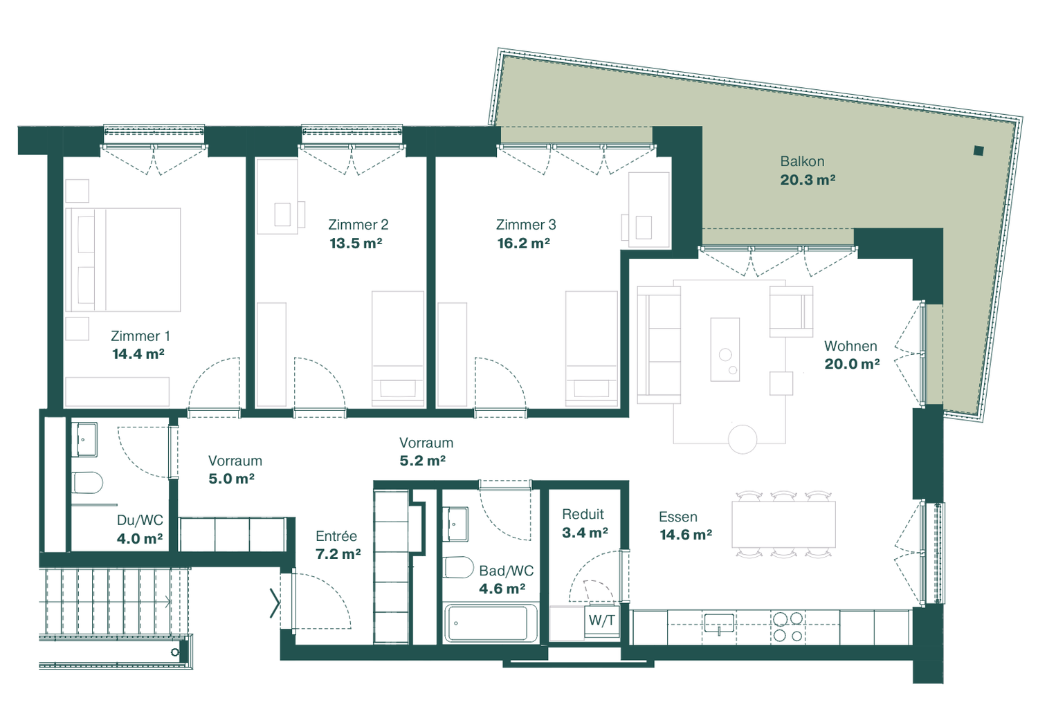 4 ½ rooms apartment, photo 1 of 7