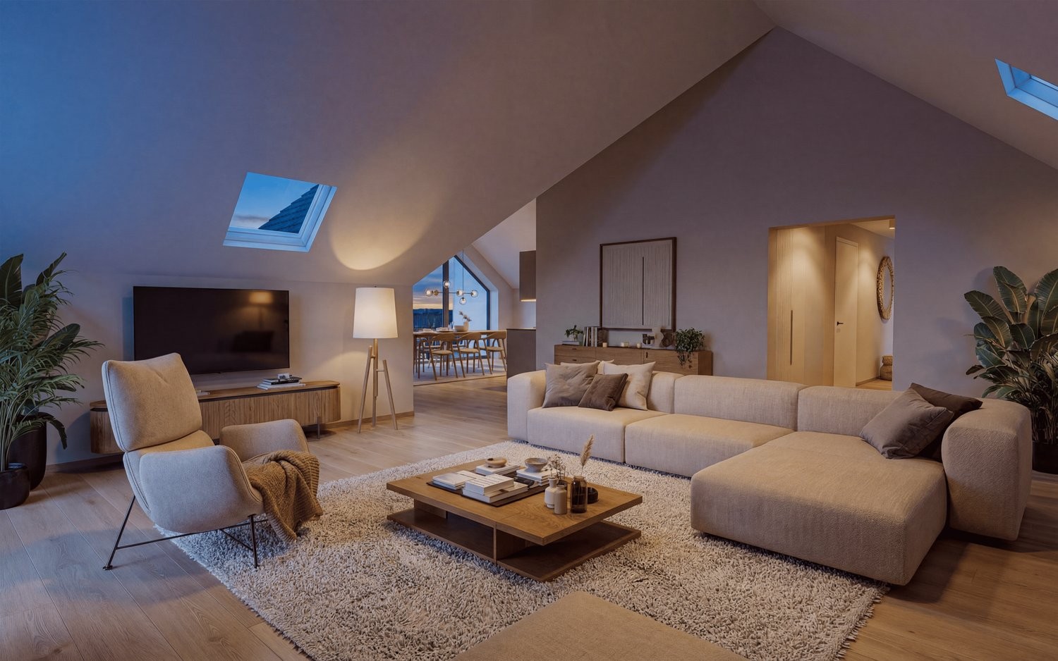 4 ½ pièces appartement au dernier étage, photo 8 sur 10