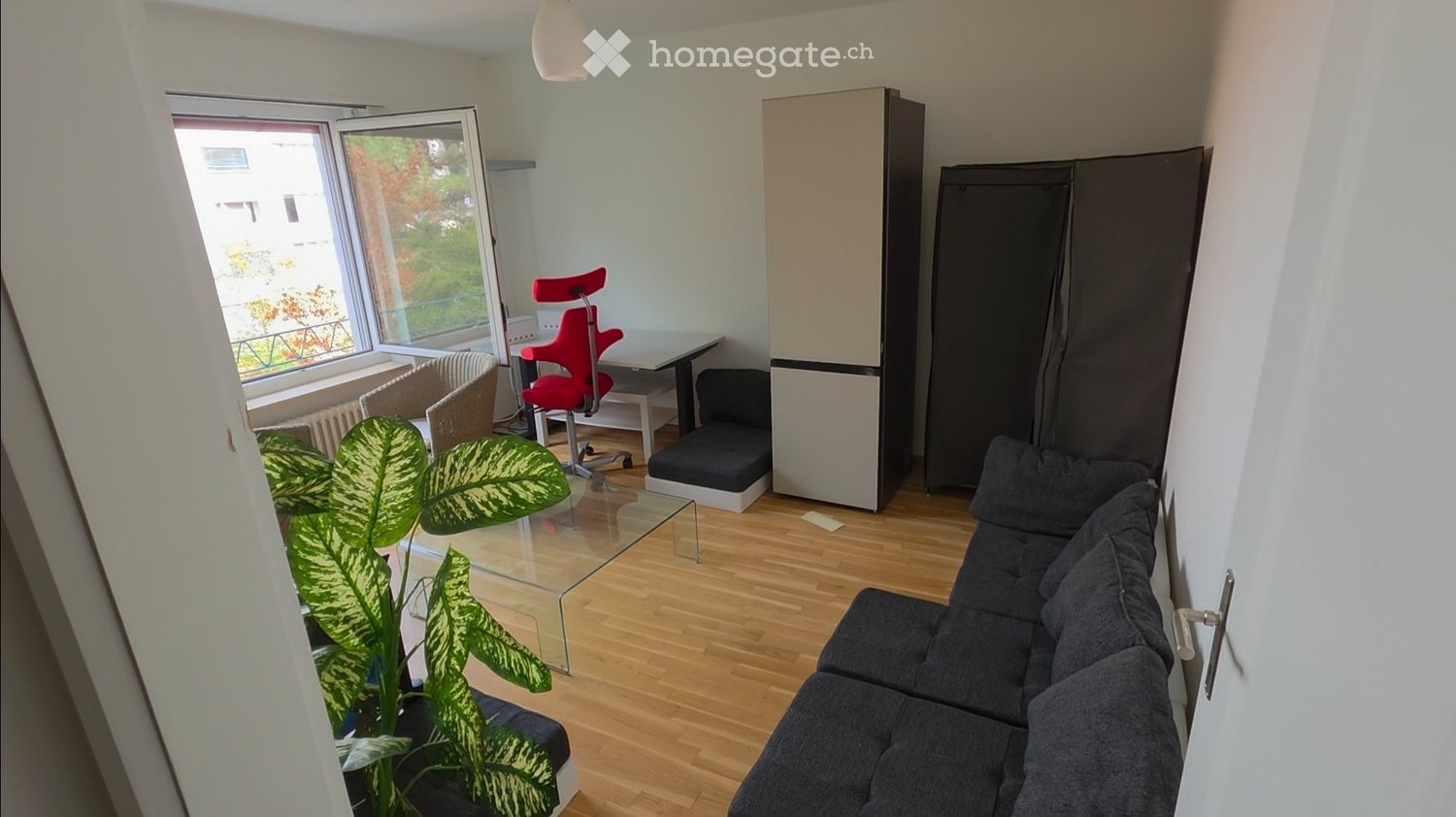 1 pièce, chambre individuelle