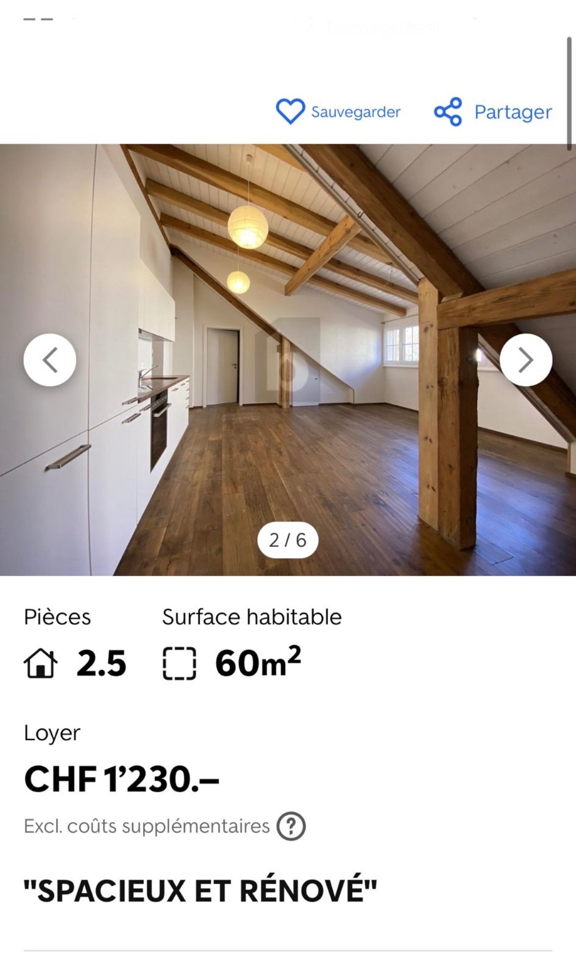 2 ½ rooms apartment, photo 2 of 2