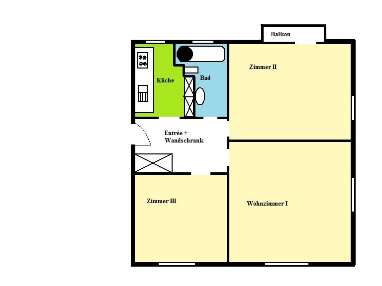 3 rooms apartment, photo 7 of 7