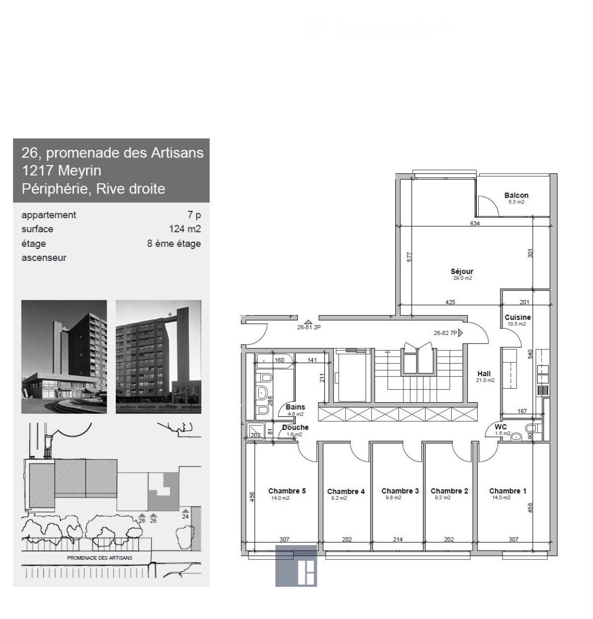 7 rooms apartment