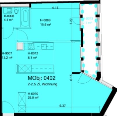 2 ½ rooms apartment, photo 7 of 8