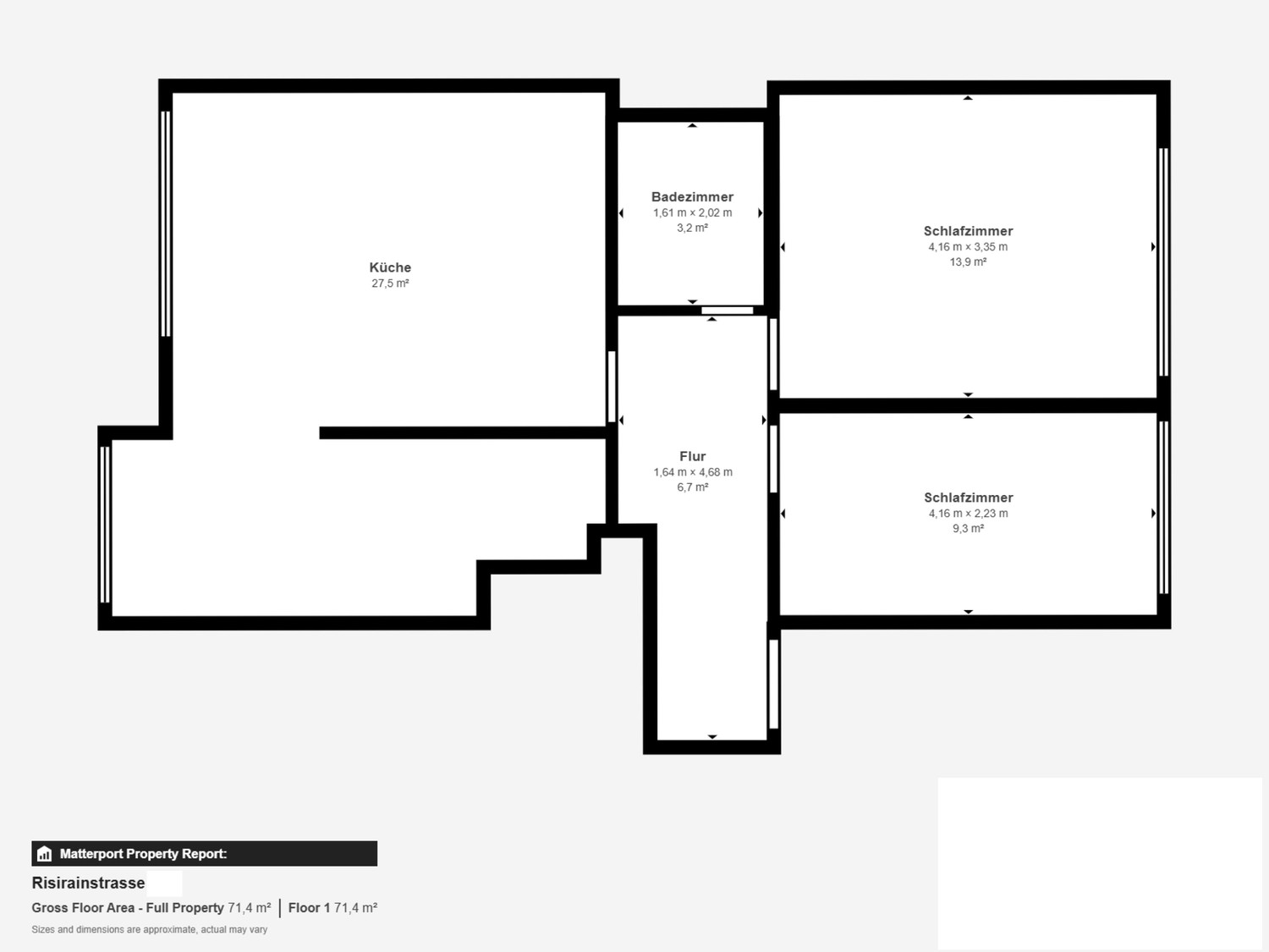 3 ½ rooms apartment