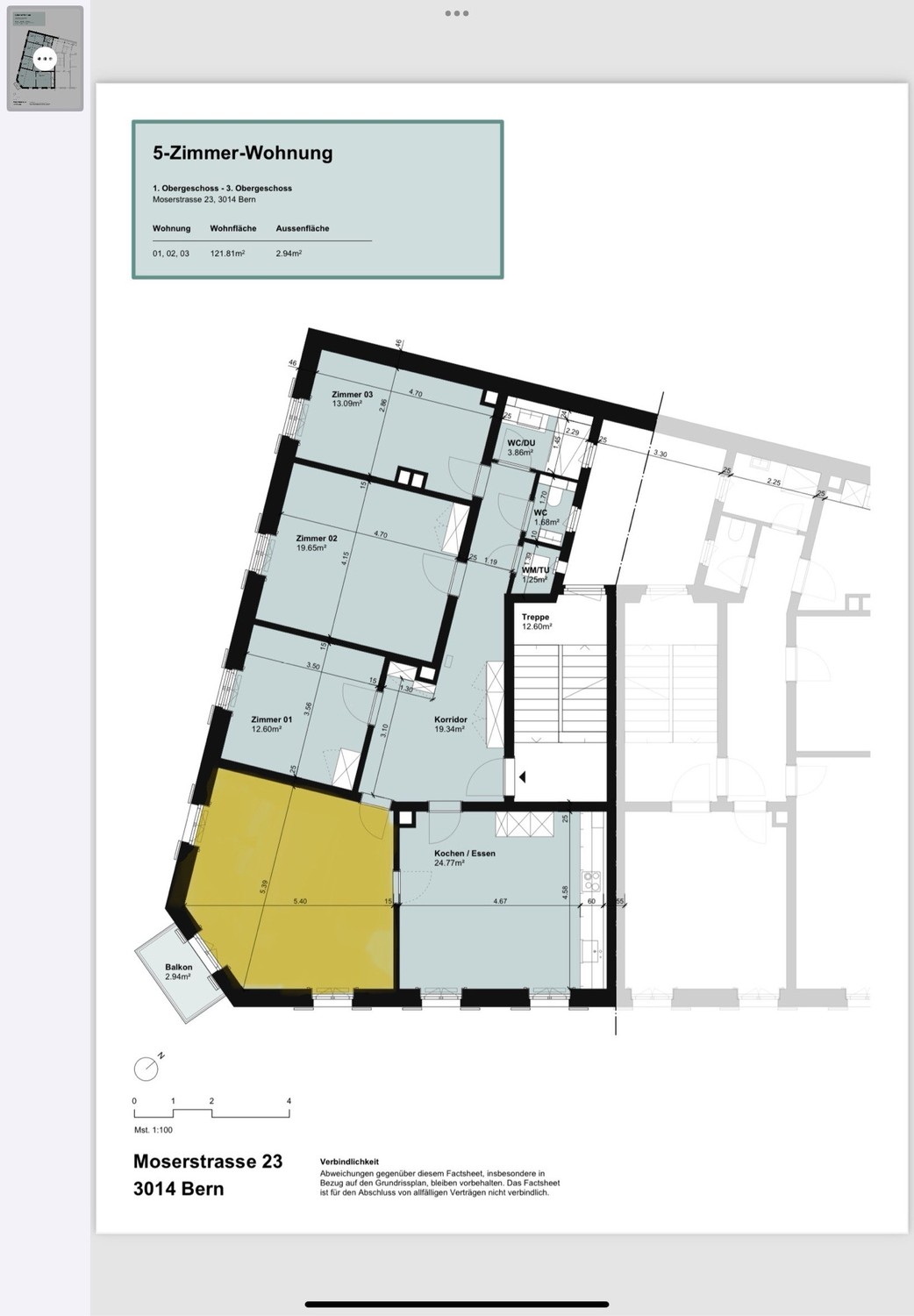 Room in a shared flat