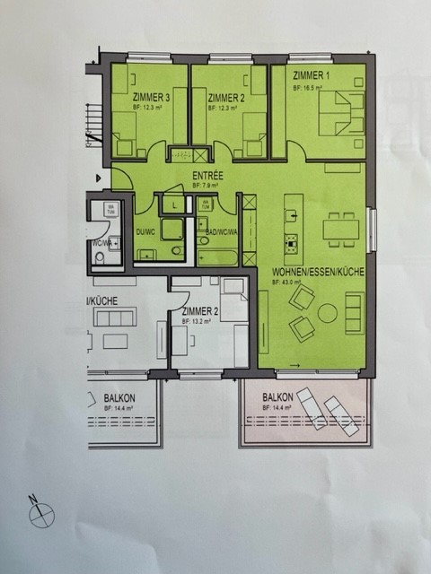 Appartement de 4 ½ pièces