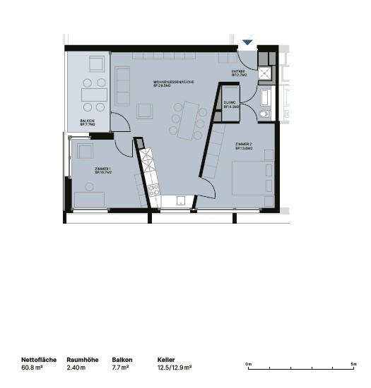 3 ½ rooms apartment, Foto 4 von 5
