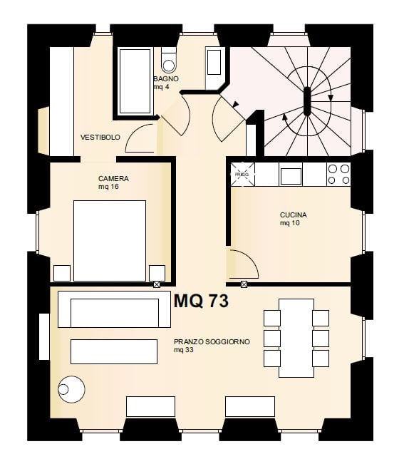 3 rooms apartment, photo 4 of 4