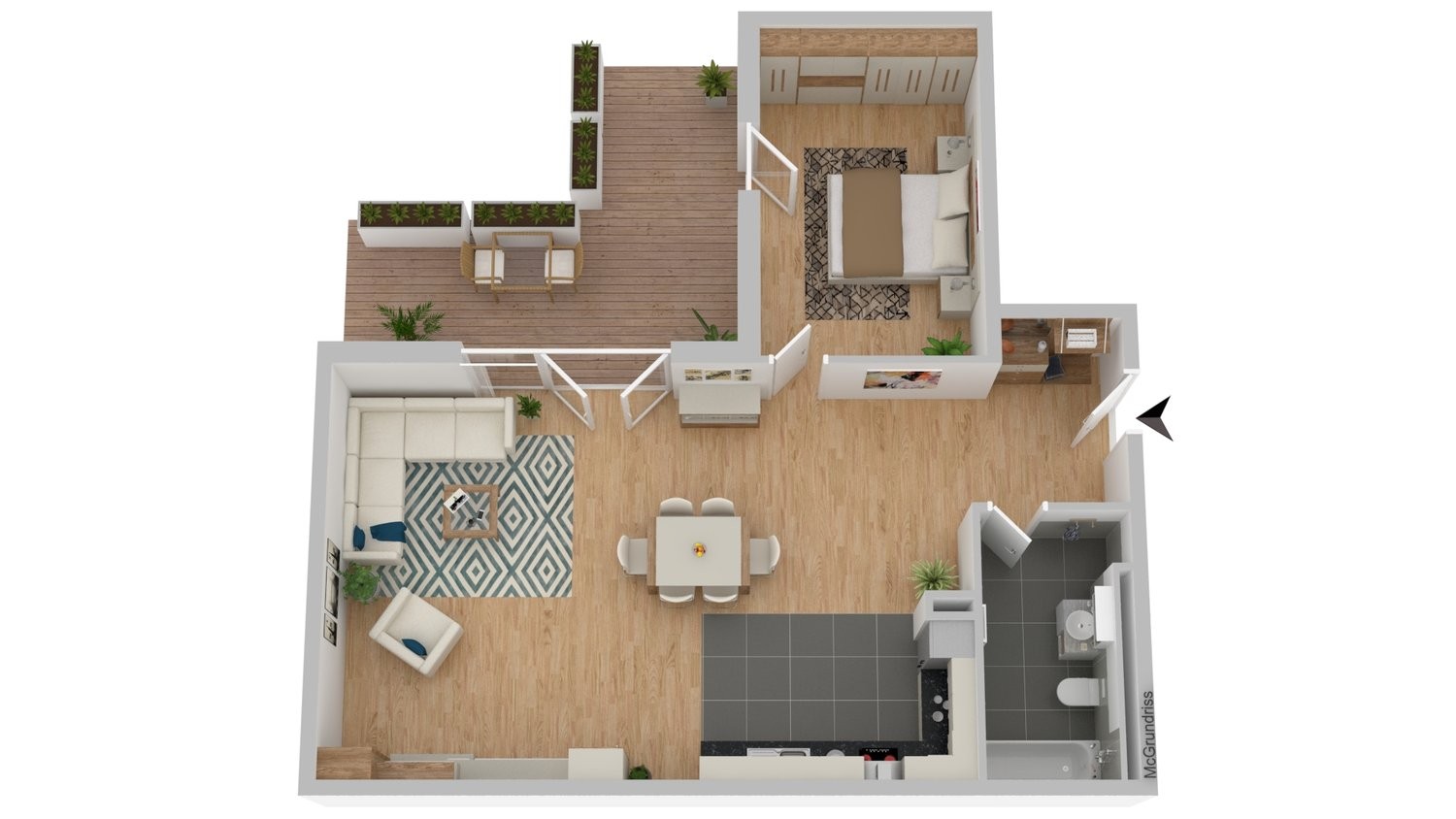 2 ½ rooms apartment, photo 9 of 9