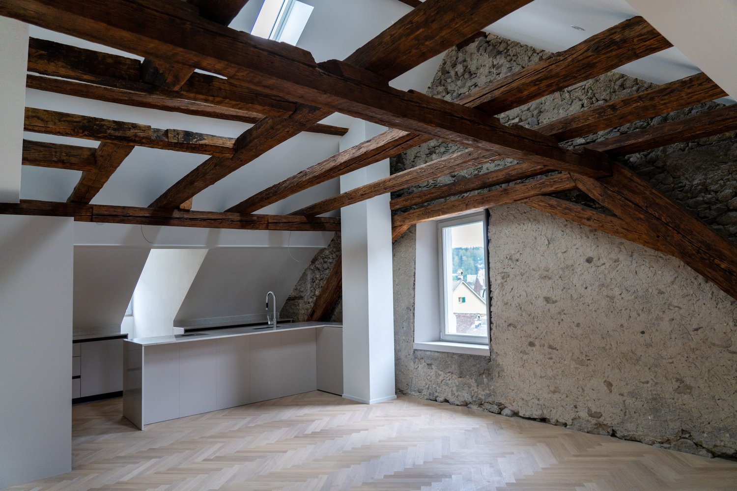 Appartement duplex de 4 ½ pièces sous les combles