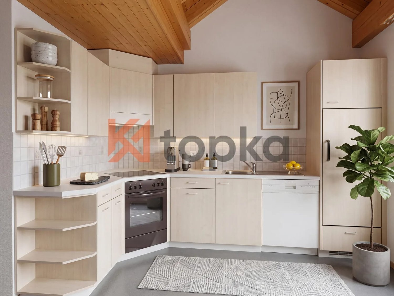 3 ½ room roof flat