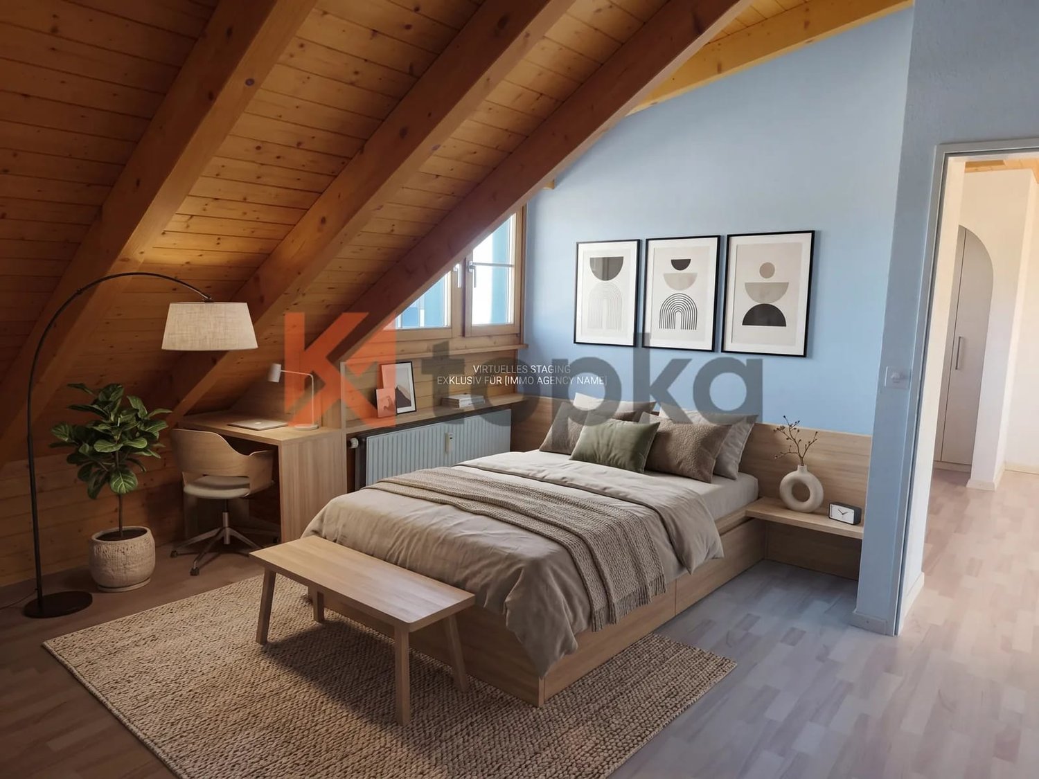 3 ½ room roof flat