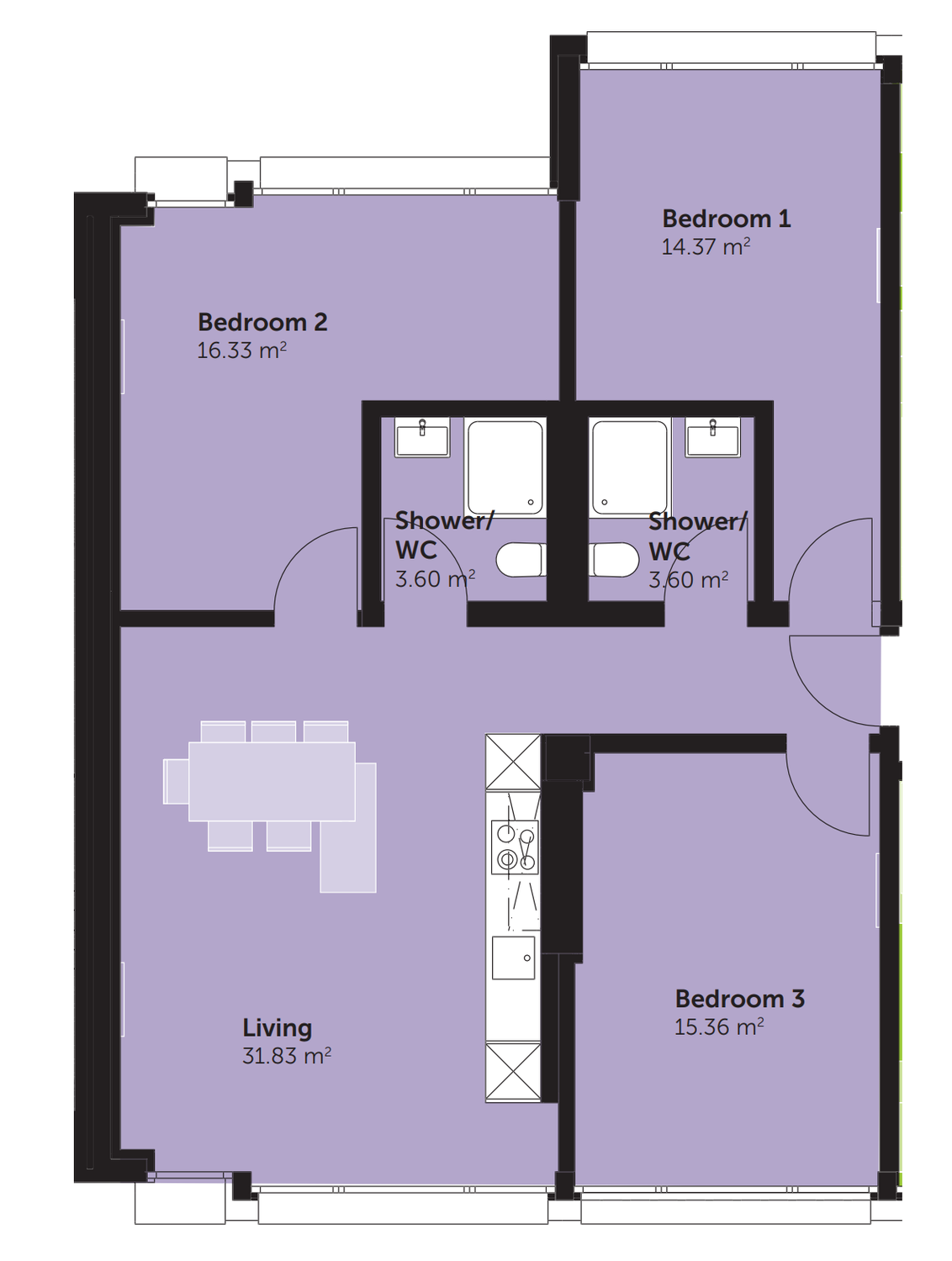 Room in a shared flat, photo 9 sur 9