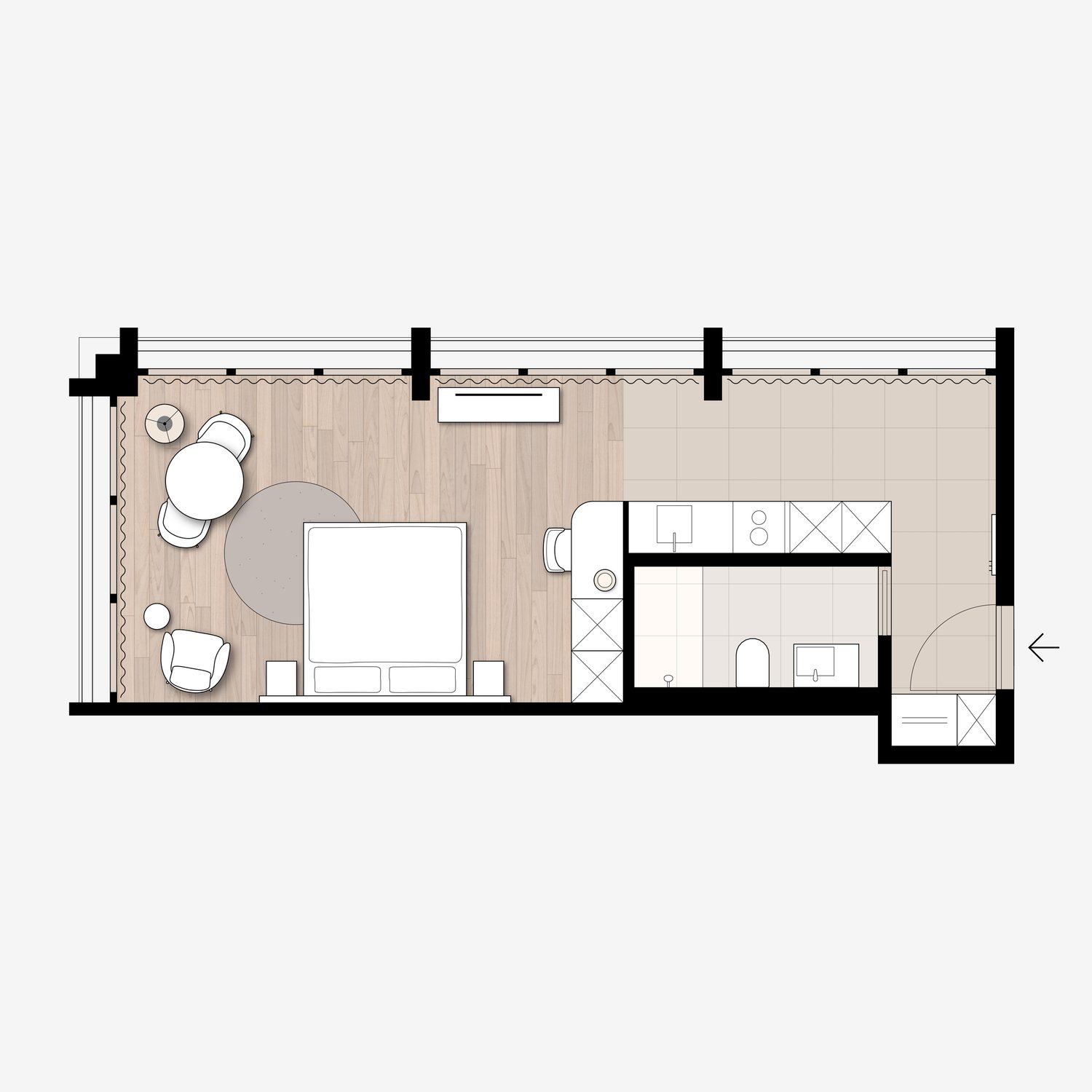 1 room apartment, photo 5 of 10