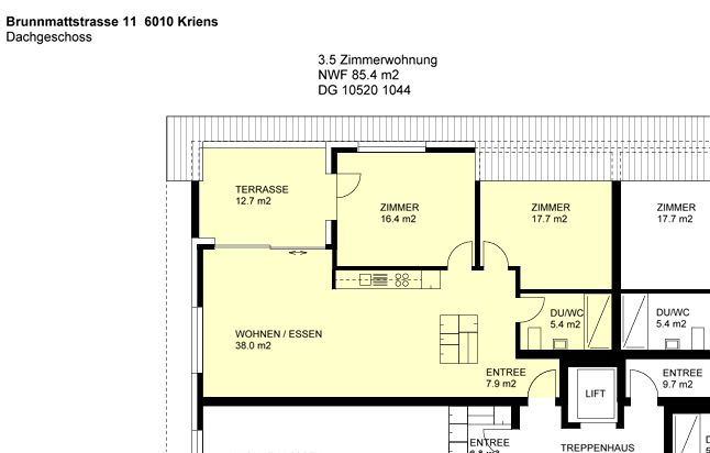 2 ½ rooms apartment
