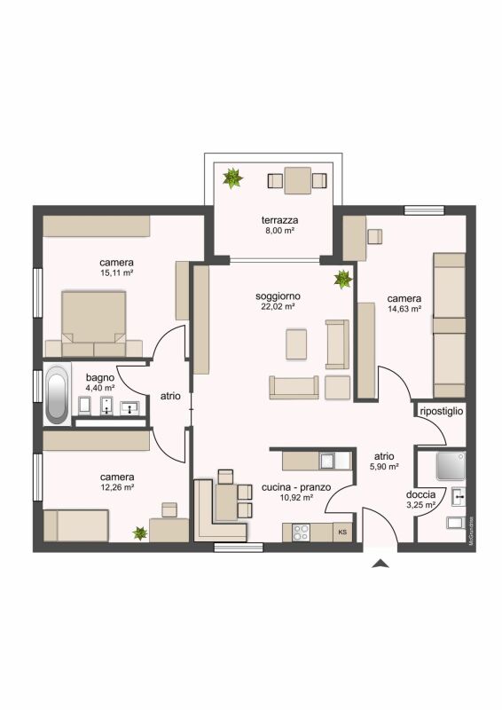 4 ½ rooms apartment, photo 4 of 10